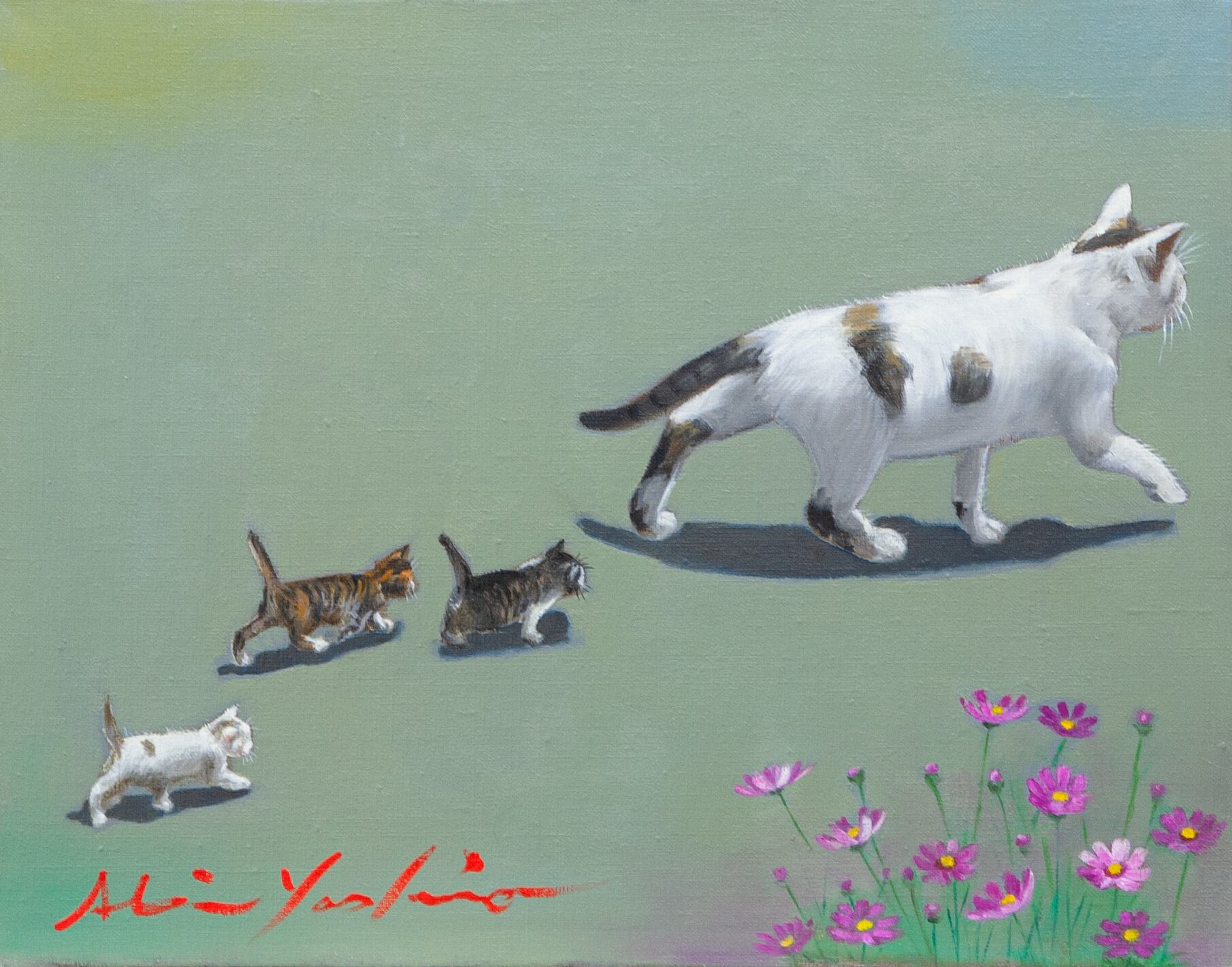 四季彩ねこ 秋の２