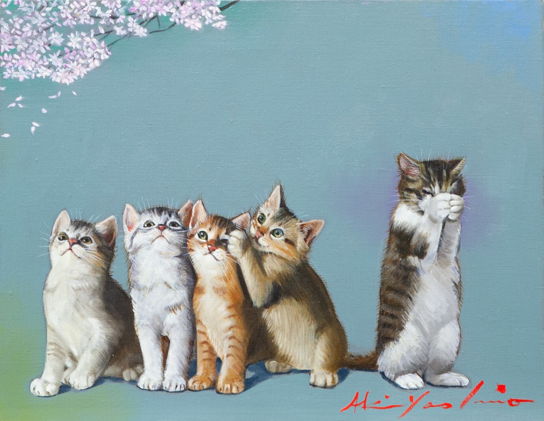 四季彩ねこ 春の１
